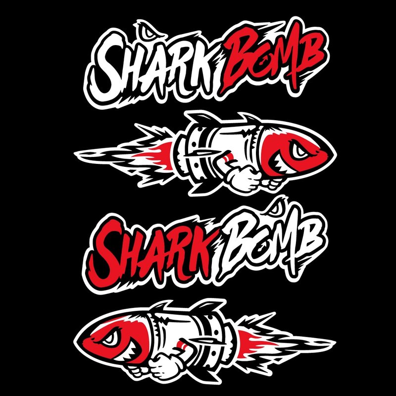 鯊魚火箭 SHARK 反光貼紙 3M工程級材料 防水車貼 遮傷遮蔽貼紙 - 貼紙 - 防水材質 