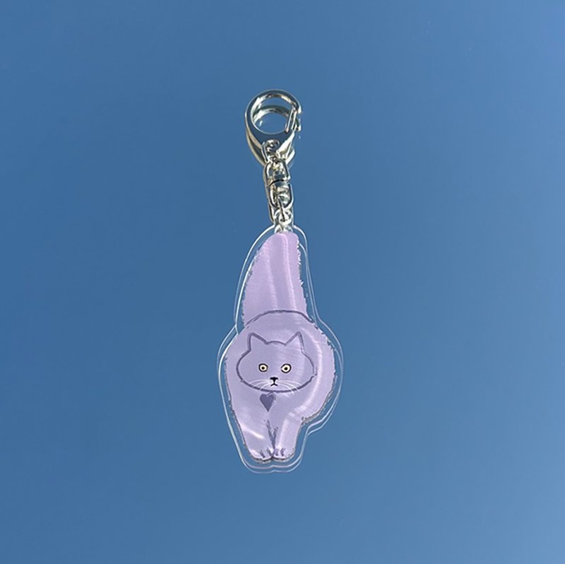 【CINDY CHIEN】貓好友四款壓克力鑰匙圈3.0 - 鑰匙圈/鑰匙包 - 壓克力 