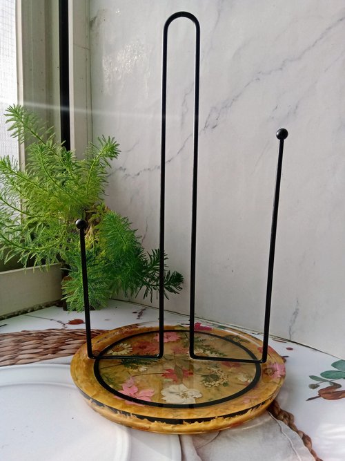 Anny's workshop 廚房紙巾收納架 | 餐巾紙架 |鐵製紙巾架 | 押花紙巾架