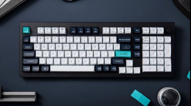 Keychron Q5 Max QMK/VIA Wireless Custom Mechanical Keyboard (Banana Switch) - อุปกรณ์เสริมคอมพิวเตอร์ - อลูมิเนียมอัลลอยด์ 