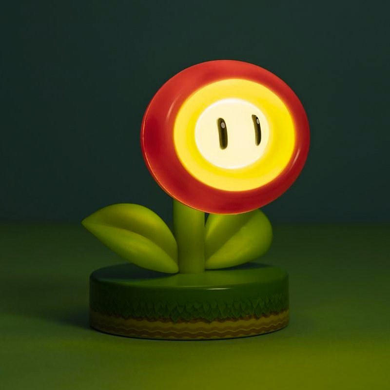 Official Licensed Paladone Nintendo Fire Flower Icon Light - Lighting - Plastic Multicolor