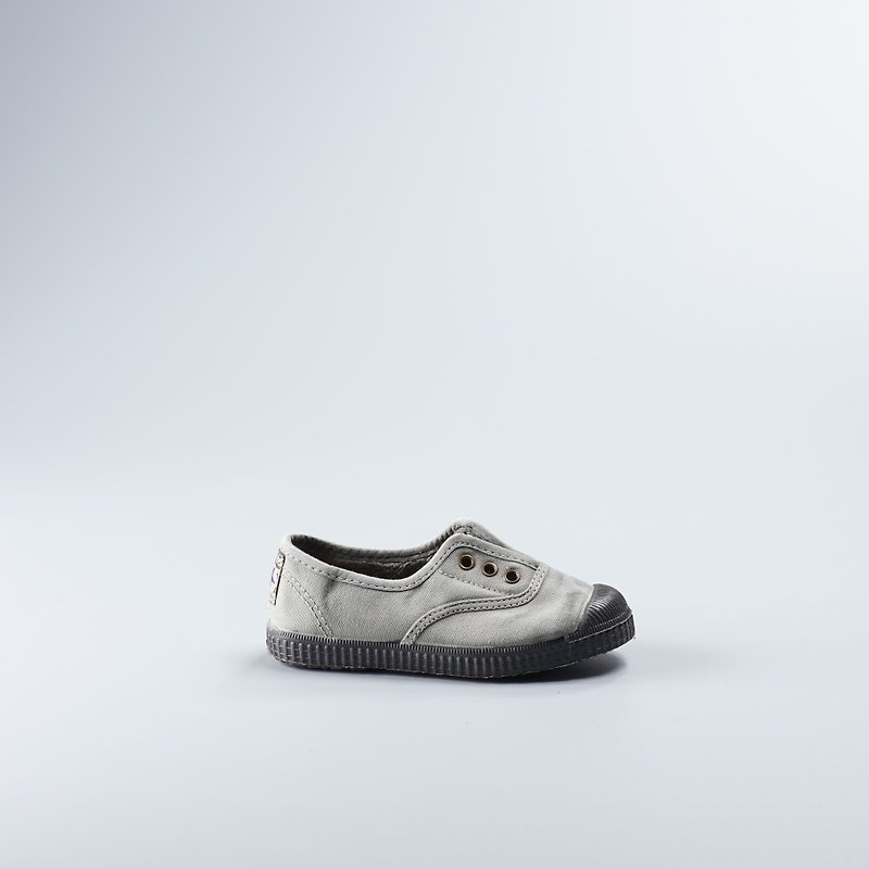 Spanish canvas shoes winter bristles light gray black head wash old 955777 children's shoes size - Kids' Shoes - Cotton & Hemp Gray