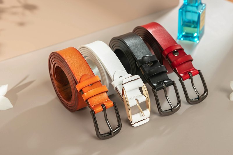 28mm Genuine Leather Belt - Belts - Genuine Leather Multicolor
