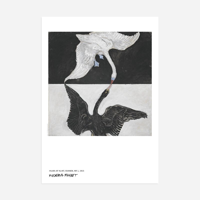 【藝術掛畫】Hilma af Klint | The Swan, no 1 (天鵝,no 1) - 海報/掛畫/掛布 - 紙 