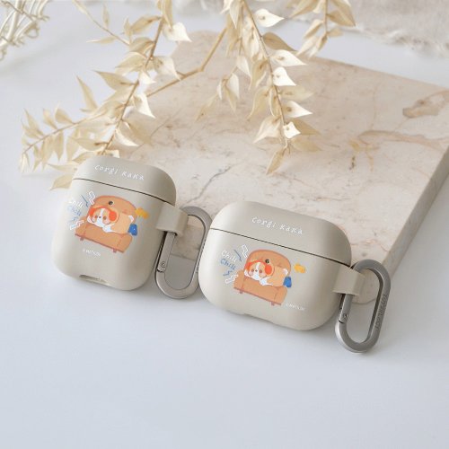 TOYSELECT 柯基犬卡卡沙發馬鈴薯強悍防摔AirPods保護套