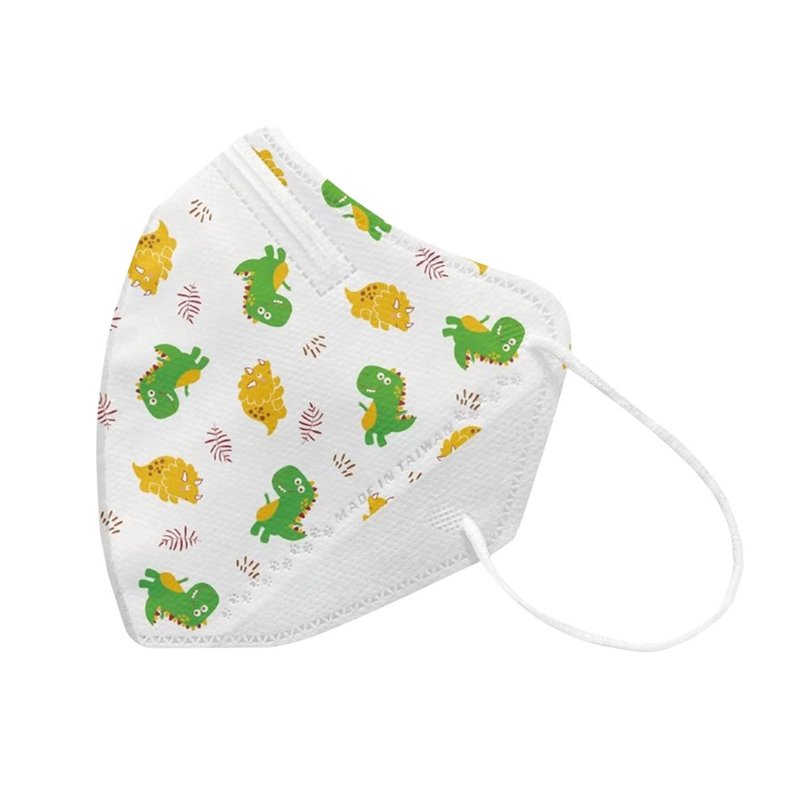 Xing'an-Children's three-dimensional medical mask-Dinosaur (50 pieces per box) MIT Made in Taiwan - Face Masks - Other Materials Multicolor