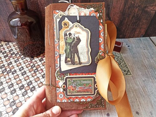 junkjournals 美麗的婚禮花束日記 手工製作的玫瑰筆記本 花邊浪漫日記