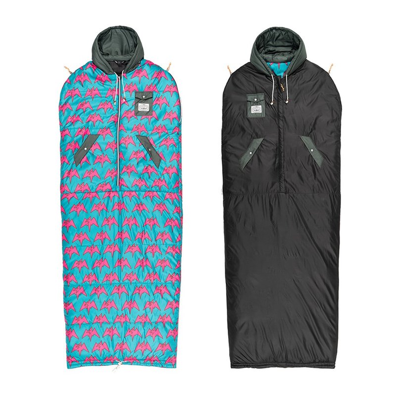 POLER NAPSACK X AIRBLASTER Reversible Sleeping Bag / Blue.Black - ชุดเดินป่า - วัสดุอื่นๆ สีน้ำเงิน