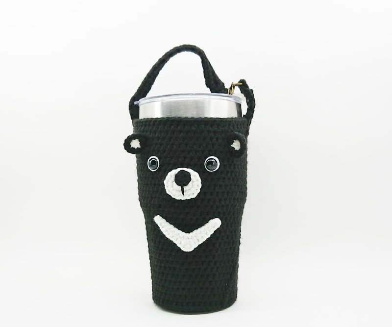 Black Bear/Ice Blaster Cup/Cup Sleeve - ถุงใส่กระติกนำ้ - ไฟเบอร์อื่นๆ สีดำ