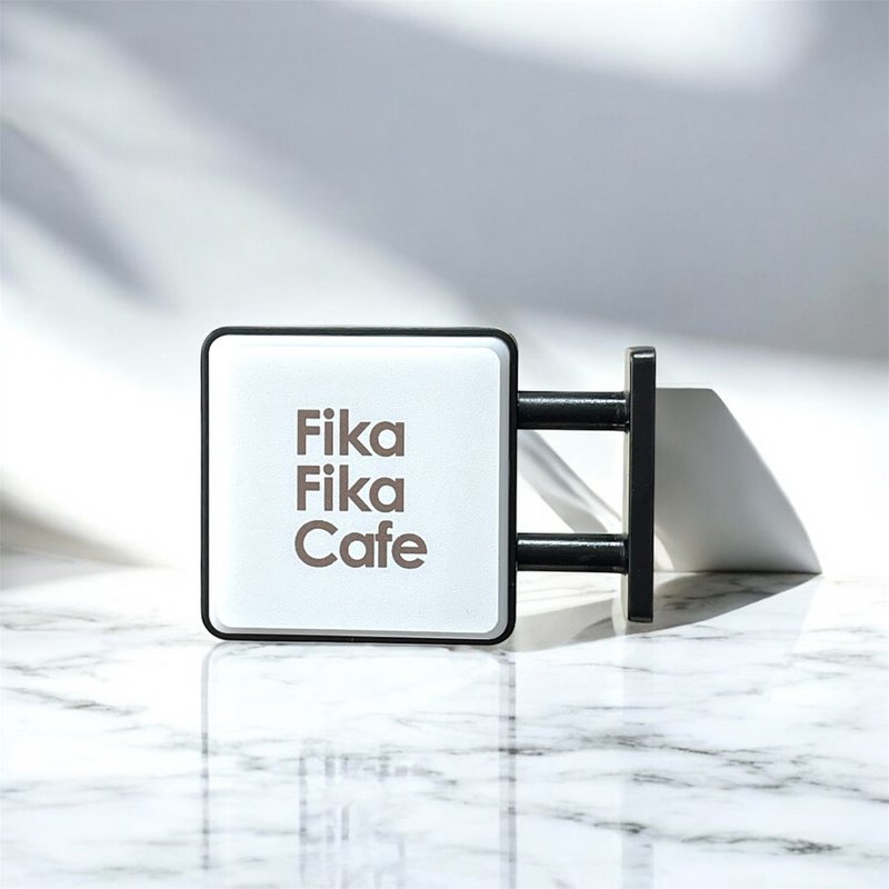 Fika Fika Cafe 微型立招冰箱貼 - 磁鐵 - 其他材質 