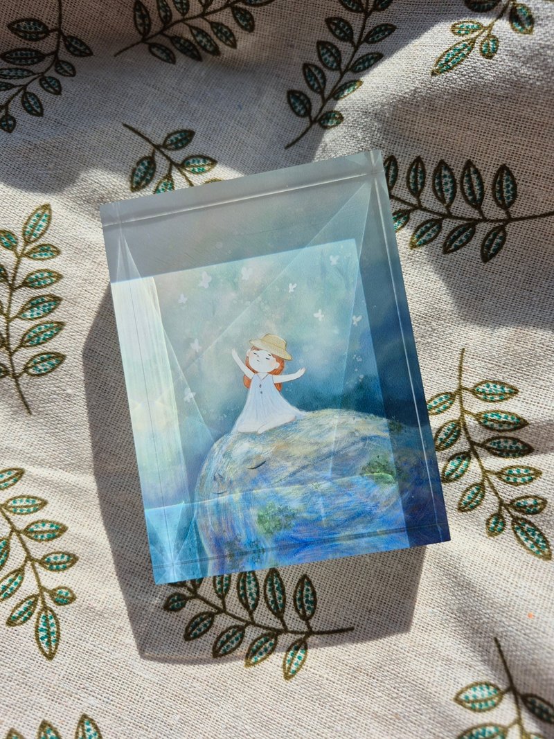 療癒水晶畫-在呼吸之間 - 裝飾/擺設  - 壓克力 