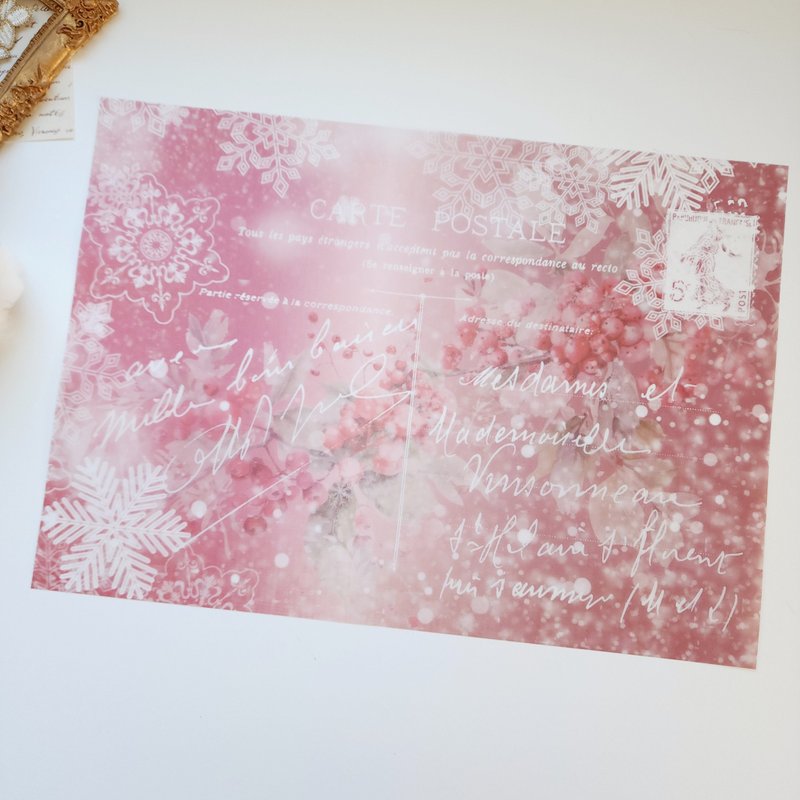 2023 Christmas Tracing Paper 1 - อื่นๆ - กระดาษ สีแดง