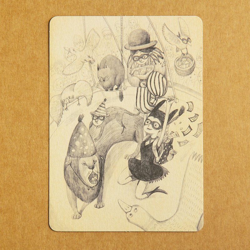 The Thief Circus - Cards & Postcards - Paper Orange