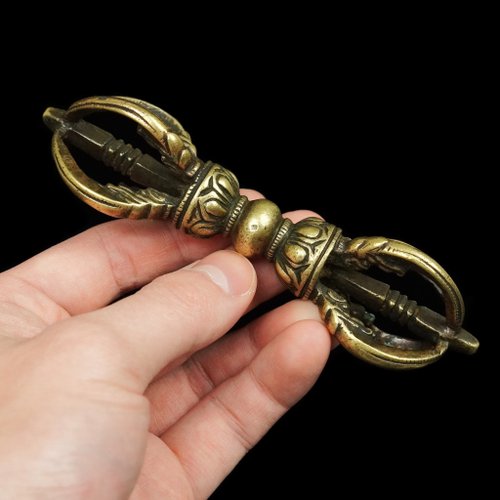 西藏15世紀明代金剛杵(長12.6公分) 菩多佛教文物｜其他人氣榜- Pinkoi