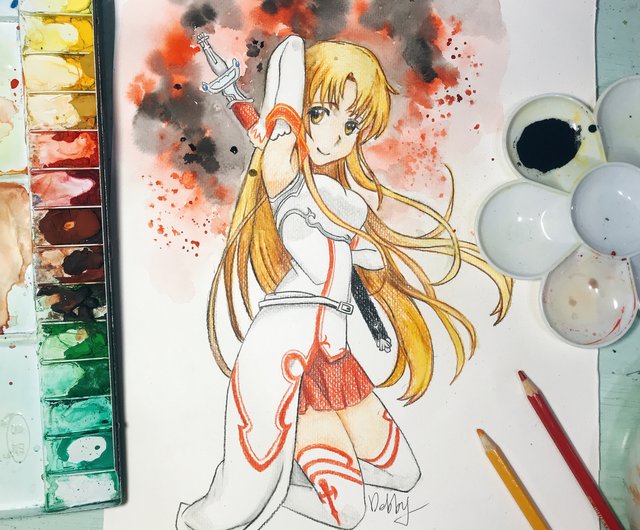 【高画質】Asuna YuukiオリジナルアニメキャラクターコスプレA４ポスター 880 結城明日奈 ゆうきあすな アスナ ソードアート・オンライン