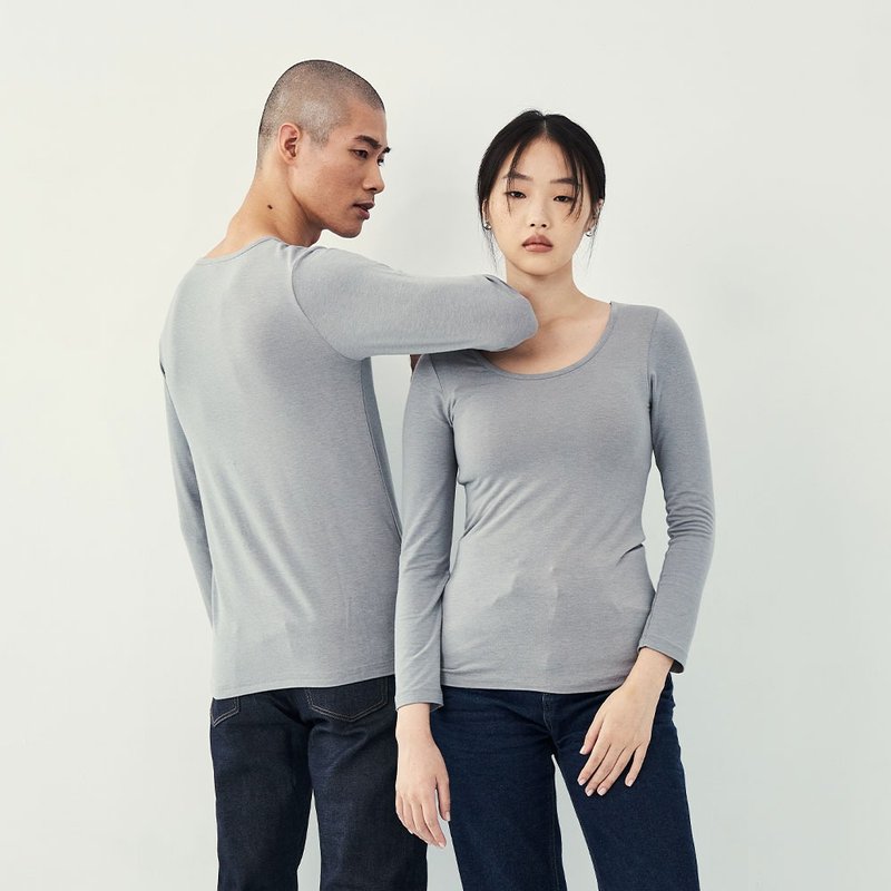 排濕抗菌除臭長袖 (女)-敏感肌服飾 - 女 T 恤 - 環保材質 
