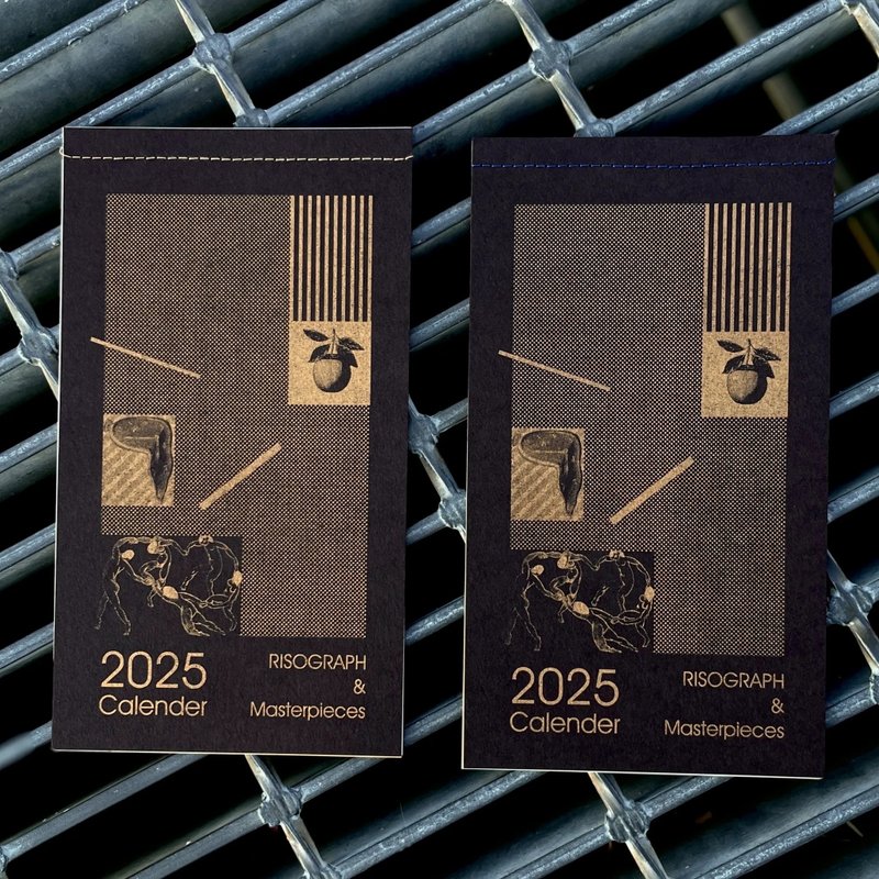 【 RISO名畫 】2025月曆 - 日曆/月曆/年曆 - 紙 多色