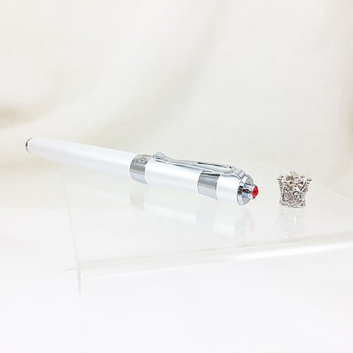 DT&CREATION 【客製化禮物】【DT&CREATION】龍行天下后冠鋼筆 (白)