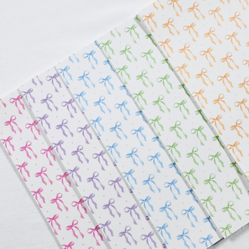 Ribbon pattern Stickers - 貼紙 - 其他材質 