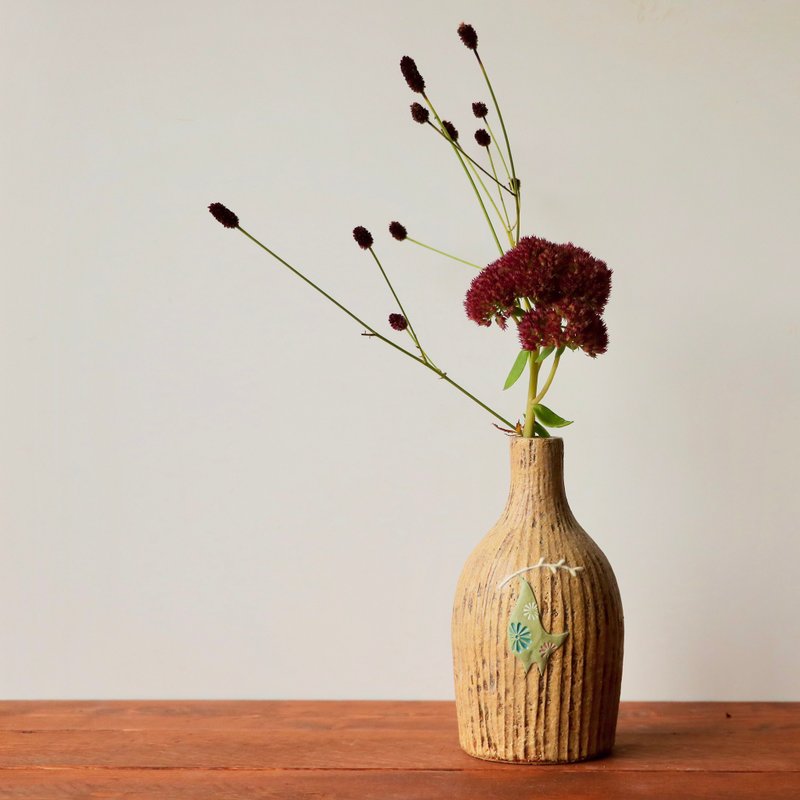 flower vase　harvest - Pottery & Ceramics - Pottery Khaki