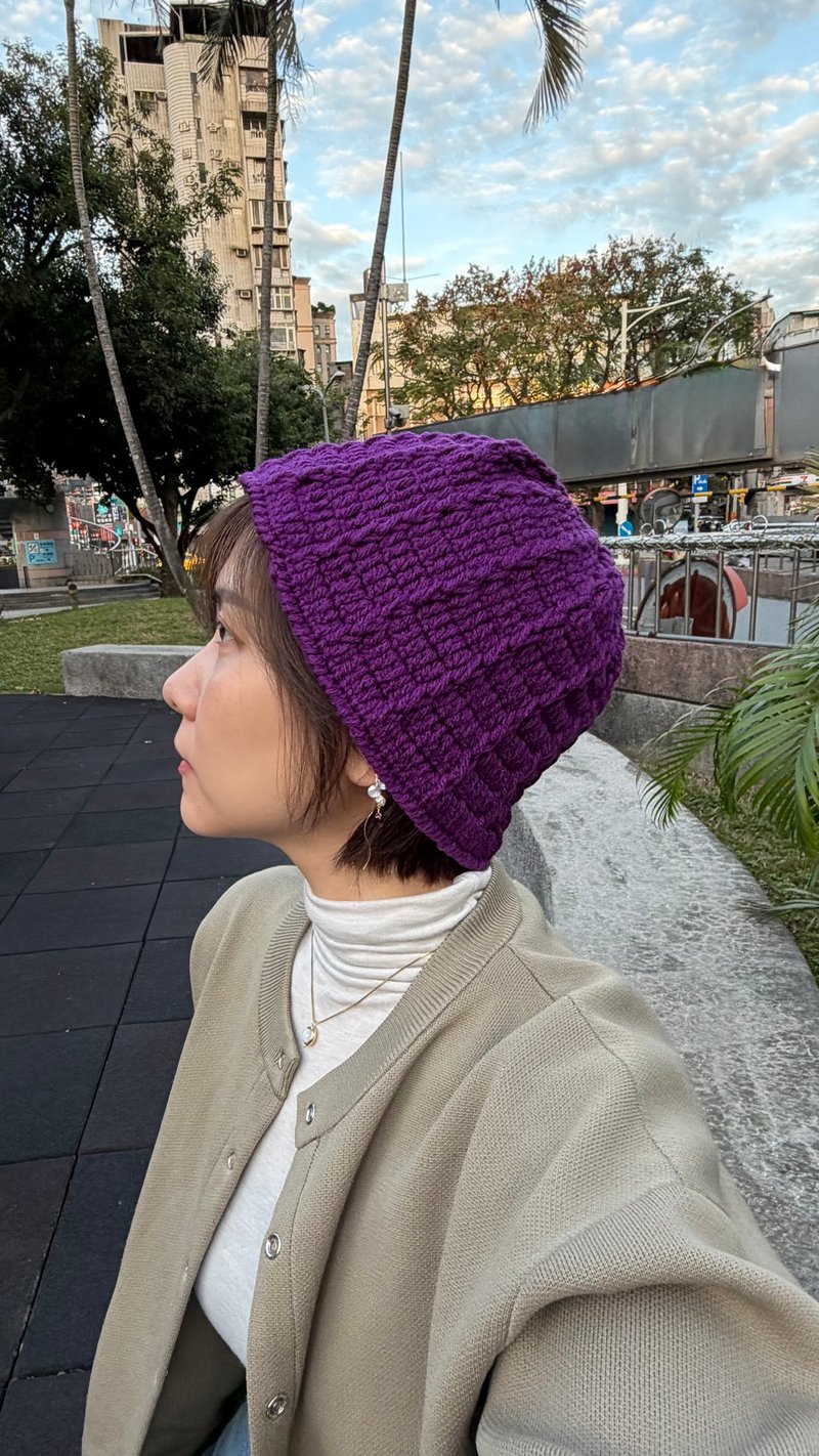 Violet Series Bucket Hat - หมวก - อะคริลิค สีม่วง