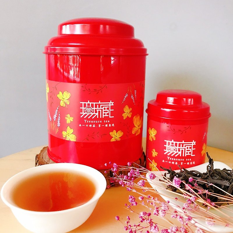 【台湾紅茶】台湾茶レッド缶 - お茶 - 食材 レッド
