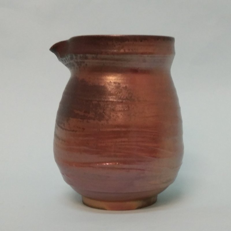 Firewood Rose Gold Hand Drawn Handleless Tea Sea - Teapots & Teacups - Pottery 
