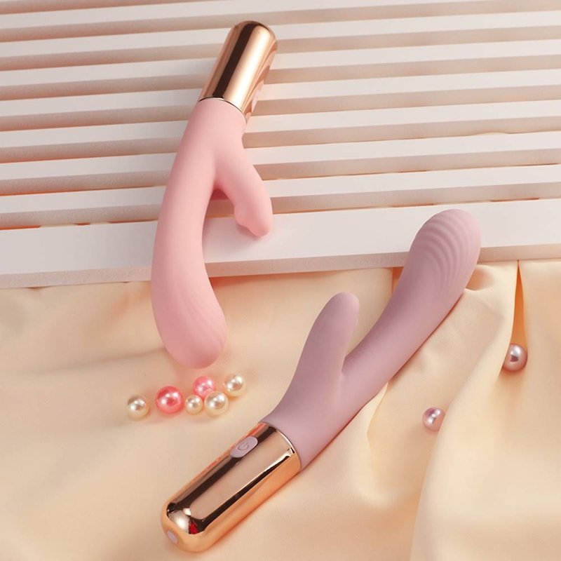 LIBO Yoyo Deer/Mini Deer Warm Edition 8-frequency vibration heating electric massage stick sex toy - Adult Products - Silicone Pink