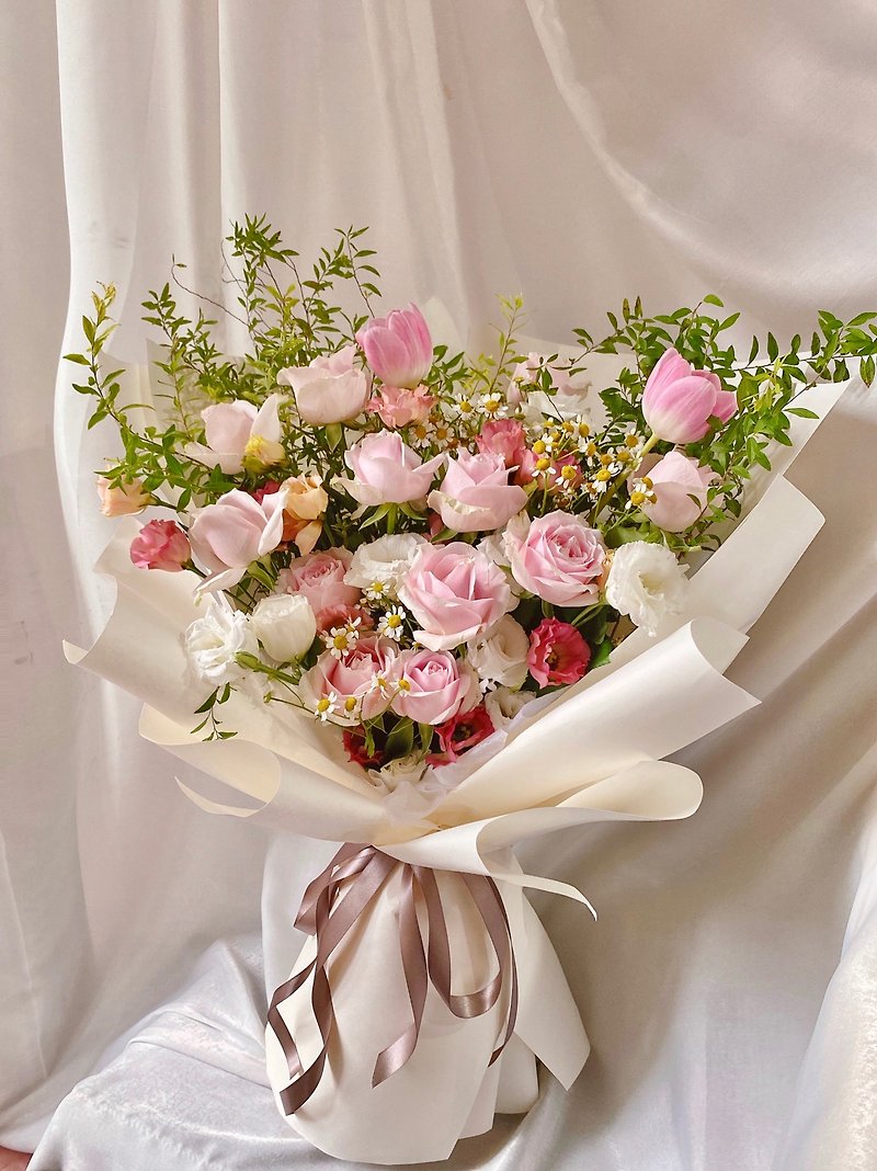 Full of fairy spirit - goddess temperament bouquet (limited to Shuangbei express - Plants - Plants & Flowers Pink