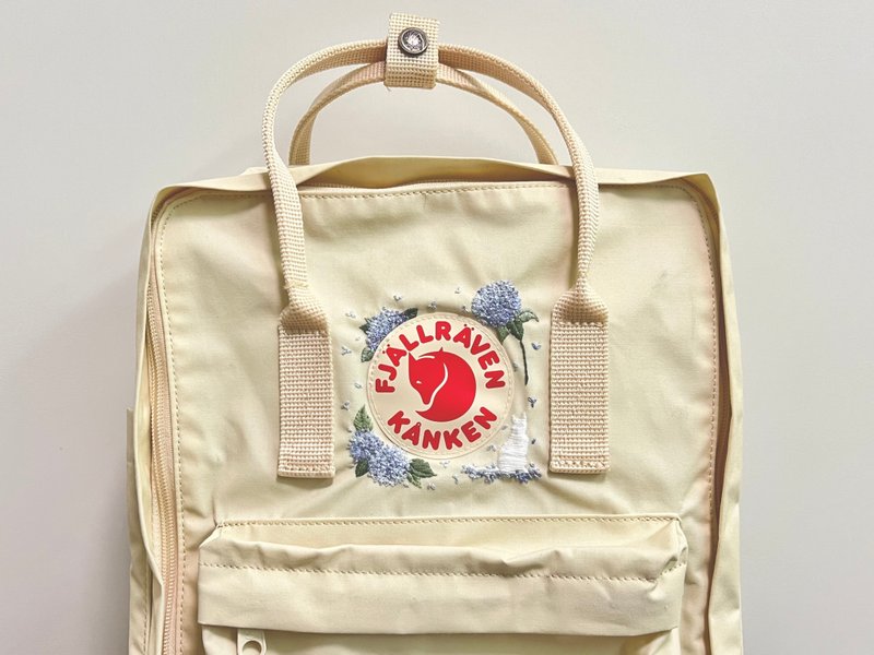 [Kanken Backpack Embroidery] Pattern design and embroidery price does not include Kanken backpack - กระเป๋าเป้สะพายหลัง - งานปัก 