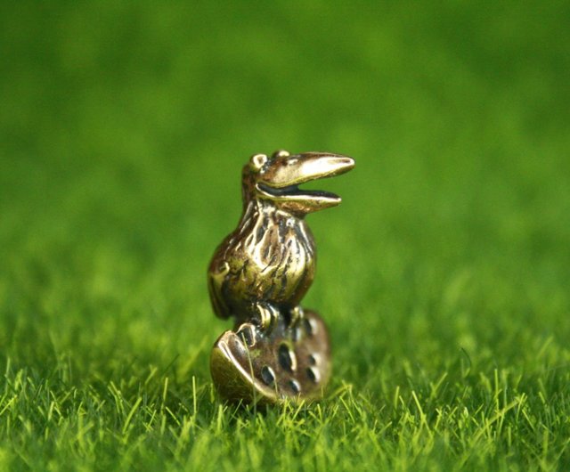 中国版、メタル製、製作品置物5点セットケース付き