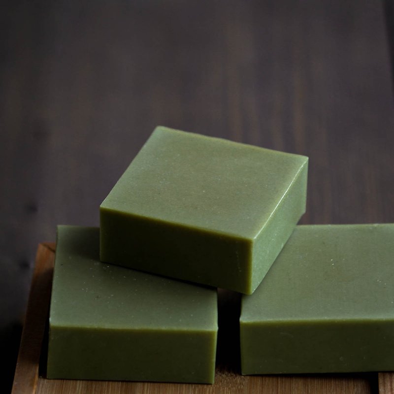 Tea cold process soap - สบู่ - วัสดุอื่นๆ สีเขียว