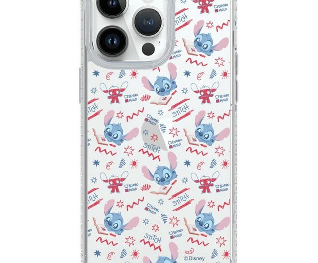 ディズニースティッチ柄 iPhone16 Samsung S25 エアクッション