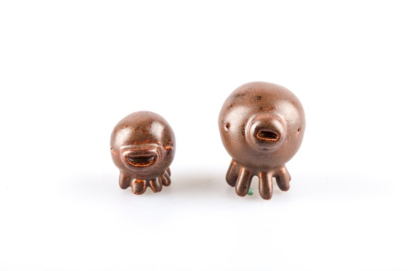 圓滾章魚系列—表情管理 - 擺飾/家飾品 - 陶 咖啡色