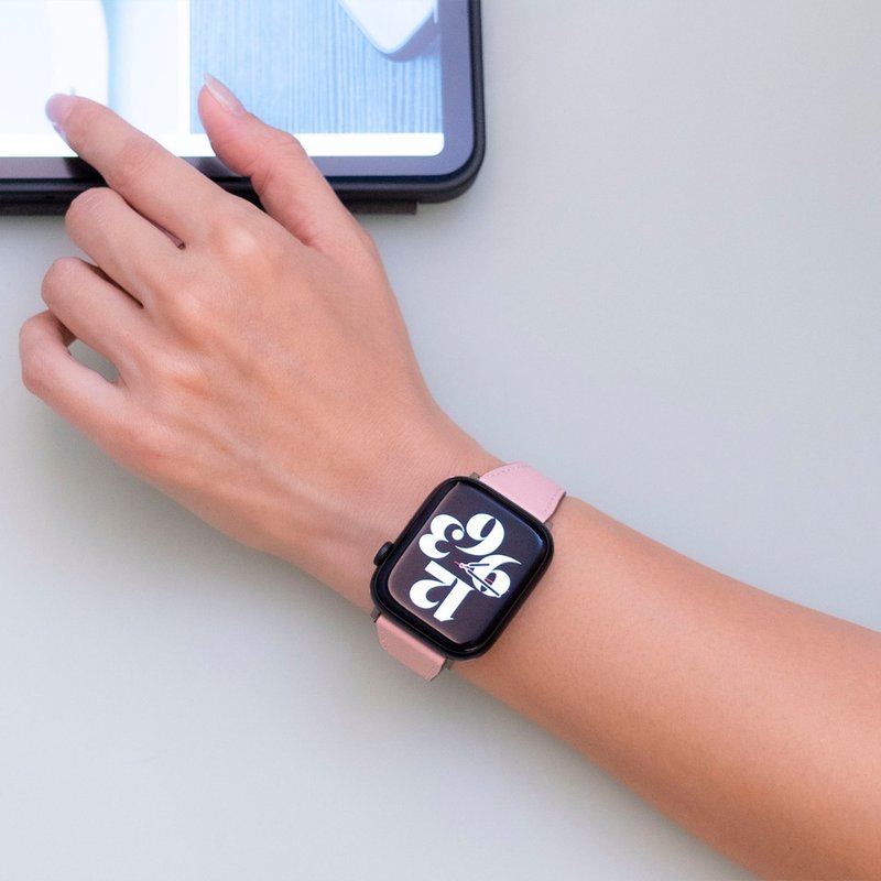 Torrii Apple Watch 錶帶 Venus 真皮系列 - 粉紅色 - 錶帶 - 真皮 粉紅色