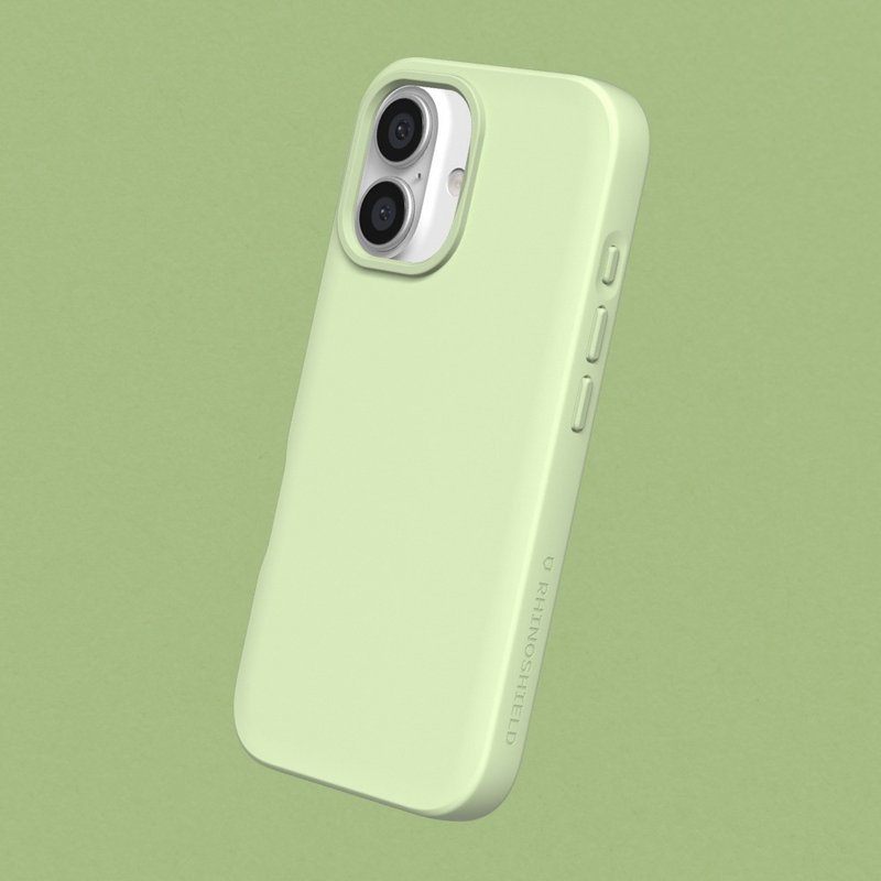 SolidSuit classic anti-fall phone case/matcha green for iPhone 16 series - เคส/ซองมือถือ - พลาสติก สีเขียว