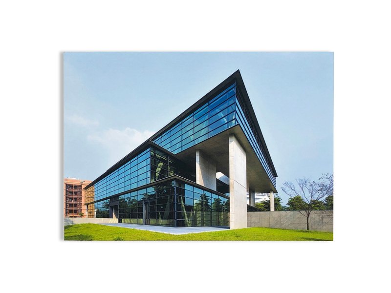 Ajou University Museum of Modern Art Postcard A museum under a clear sky - Cards & Postcards - Paper 