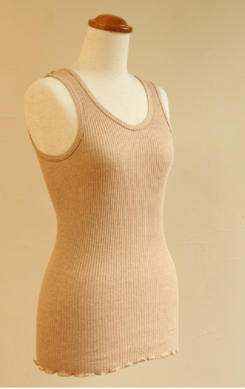 Earth Tree fair trade -- women's organic cotton wide strap vest - Women's Underwear - Cotton & Hemp 