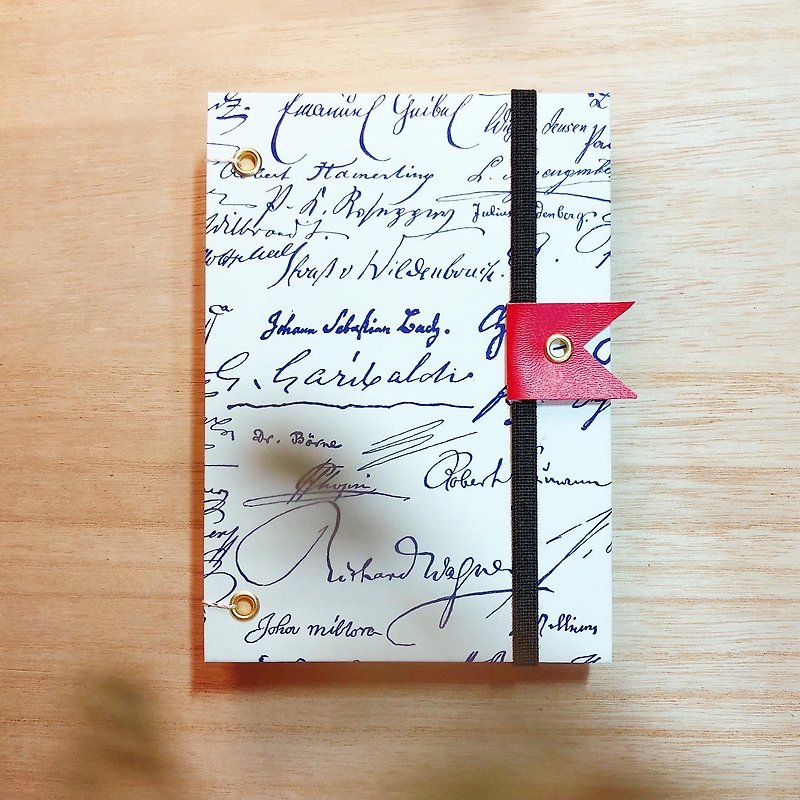Romance Hand-writing - A5 Handmade Rainbow Journal Book - Notebooks & Journals - Paper 