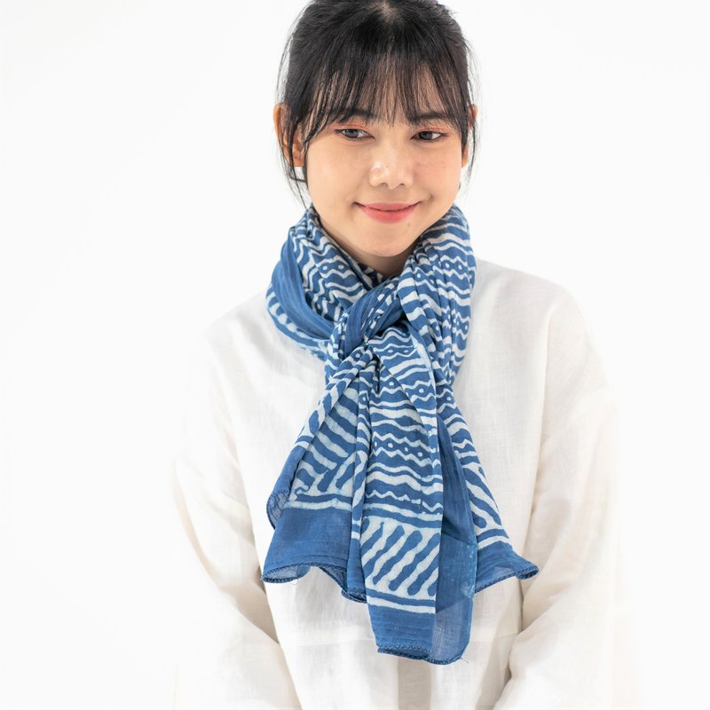 Indian Cotton Scarf Indian Cotton Shawl 208 設計館 Candith 絲巾 Pinkoi
