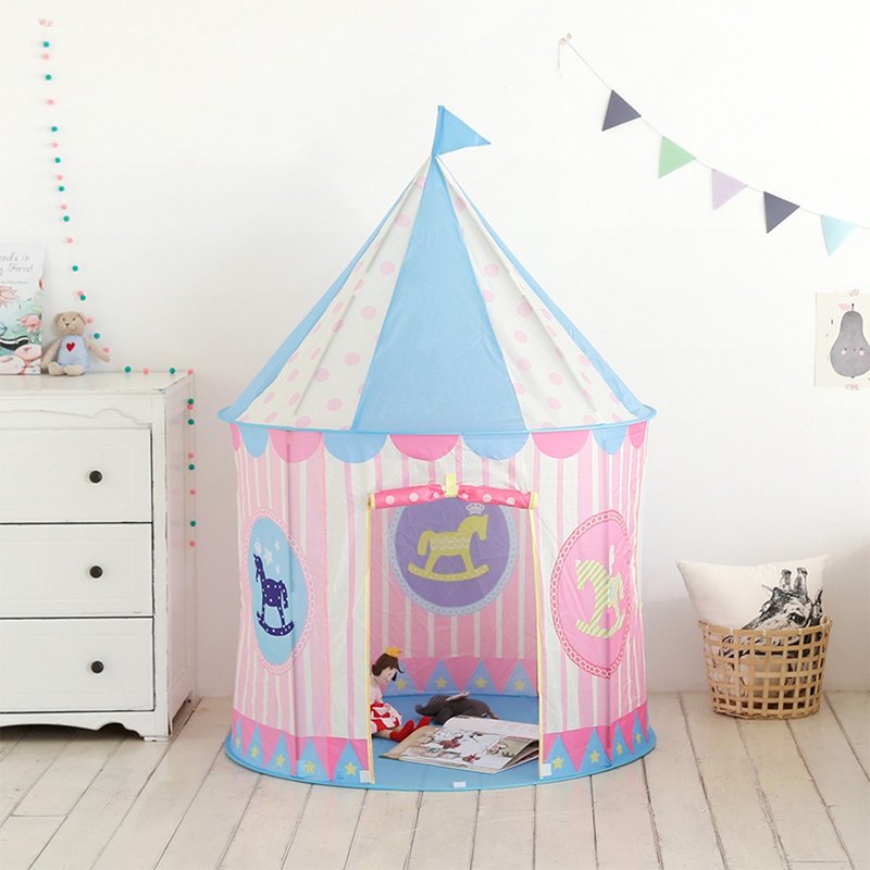 馬戲團遊戲屋兒童帳篷 幼兒家居/寶寶/嬰兒/玩具/獨立/家居/遊樂 - 寶寶/兒童玩具/玩偶 - 聚酯纖維 