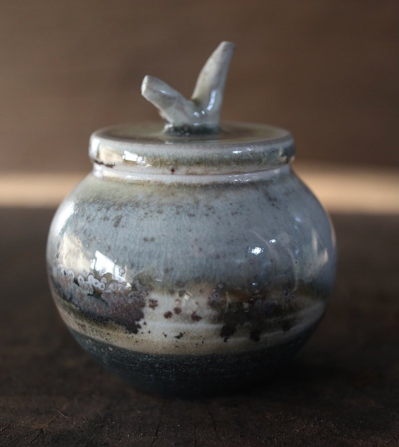 蒼濤 席之罐 - 茶壺/茶杯/茶具 - 瓷 藍色