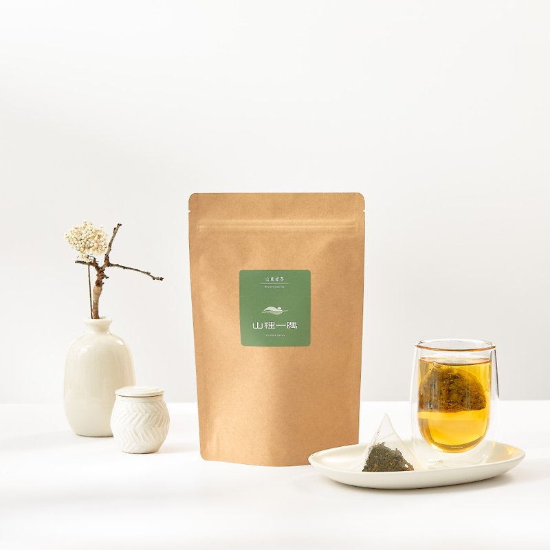 【原葉高品質茶包】山嵐綠茶 適合冷泡熱泡 三角立體茶包25入 - 茶葉/茶包 - 其他材質 綠色