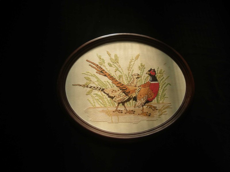 【老時光 OLD-TIME】早期歐洲手工刺繡掛飾壁飾 - 擺飾/家飾品 - 其他材質 