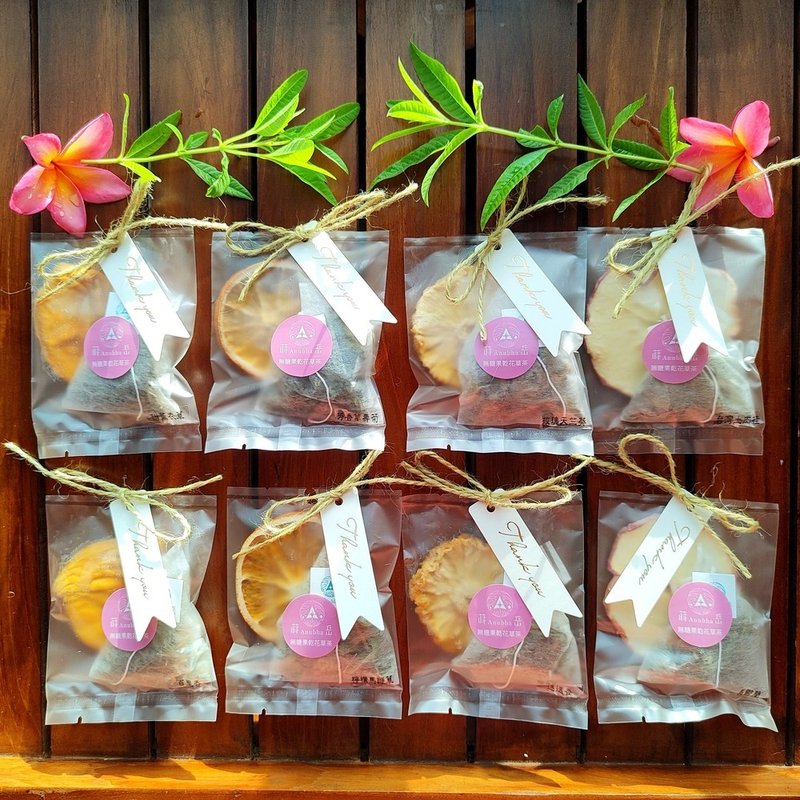 Wedding favors-dried fruit floral tea-vanilla black tea-vanilla floral tea-event gifts-welcome gifts-table gifts - Tea - Plants & Flowers 