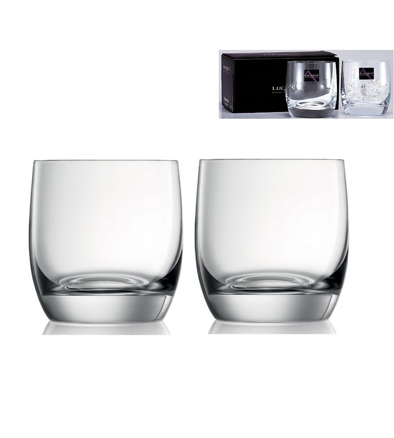 Lucaris 大威士忌杯395cc 2入禮盒組上海系列 - 酒杯/酒器 - 玻璃 白色