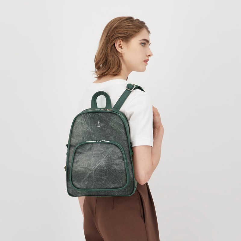 Backpack - Forest Green - 背包/後背包/書包 - 植物．花 綠色