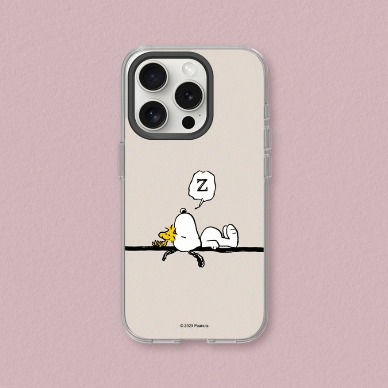 Clear anti-fall phone case∣Snoopy Snoopy/Snoopy Take A Nap for iPhone - อุปกรณ์เสริมอื่น ๆ - พลาสติก หลากหลายสี