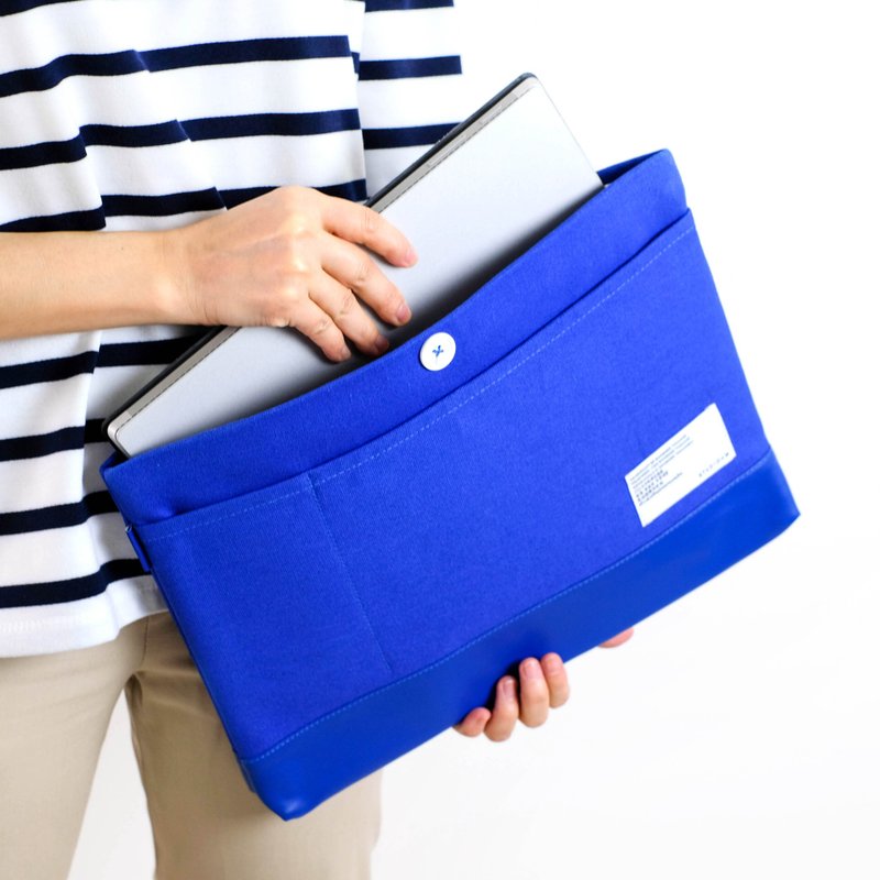 AYK-KA-SAAN - A4Folder | Multifunction rainproof bag #Blue - 其他 - 聚酯纖維 藍色