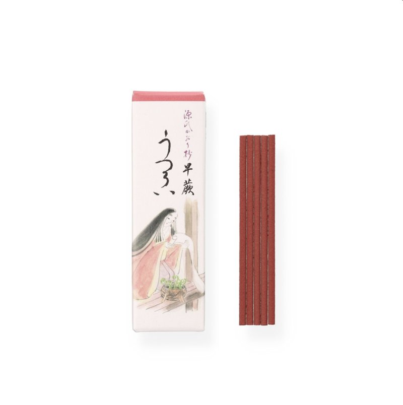 Hayabari Incense sticks[Japanese Shoeido Genji Story Series] 20 pieces in new packaging - น้ำหอม - วัสดุอื่นๆ 